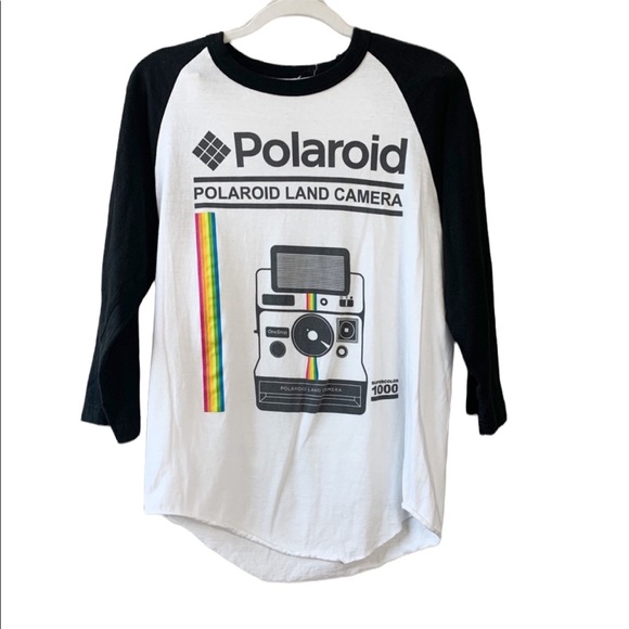 Retro Polaroid Raglan Tee✨